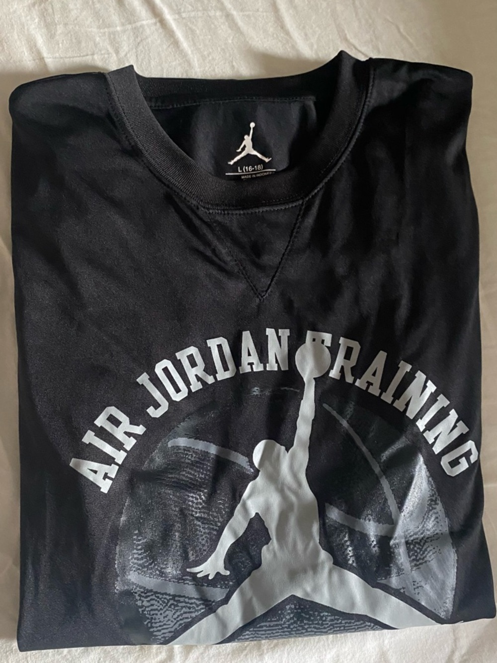 NWT Youth Air Jordan Training Black Crewneck Athletic Top